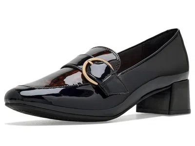 Clarks Iridessa Wish Women's Shoes Black Combi Leather: 9.5 B - Medium, Synthetic
