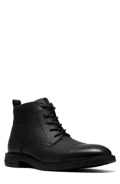 Clarks ® Jaxen Cap Toe Boot In Black