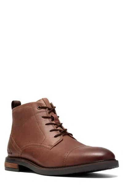 Clarks ® Jaxen Cap Toe Boot In Brown