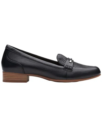 Clarks Juliet Aster Leather Loafer In Black