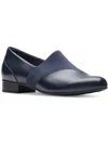 Clarks Juliet Gem Womens Leather Slip On Loafer Heels In Multi
