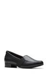 Clarks Women's Juliet Beat Slip-on Loafers In Black