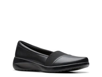 Clarks Kaetlyn Rhea Slipon In Black