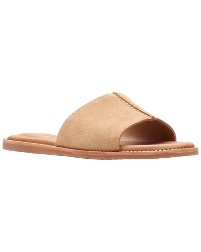 Clarks Karsea Mule Suede Sandal In Neutral