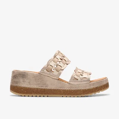 Clarks Kassanda Mule In Metallic