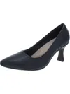Clarks Kataleyna Gem Womens Leather Slip On Kitten Heels In Blue