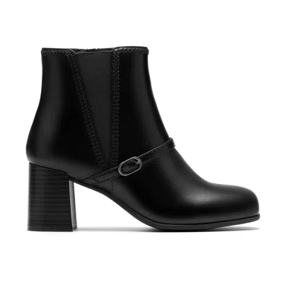 Clarks Keirsta Day In Black Leather