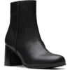 Clarks Keirsta Faye Leather Bootie In Multi