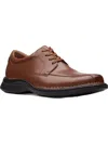 Clarks Kempton Run Mens Leather Laceu Oxfords In Brown