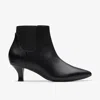 Clarks Kepley Erin Leather Boot In Black