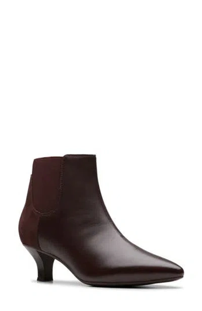 Clarks Women's Collection Kepley Erin Boots In Dark Brown Leather