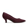 Clarks Kepley Vine In Red Suede