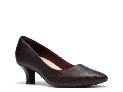 Clarks Kepley Vine Pump In Merlot