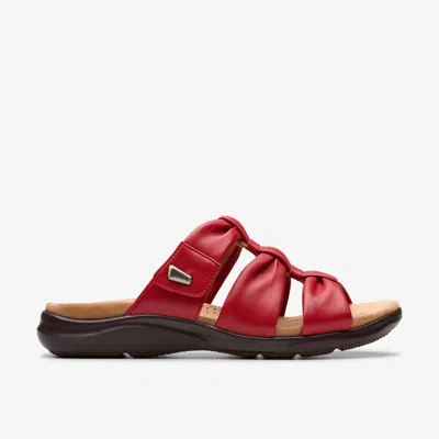 Clarks Kitly Slide In Red