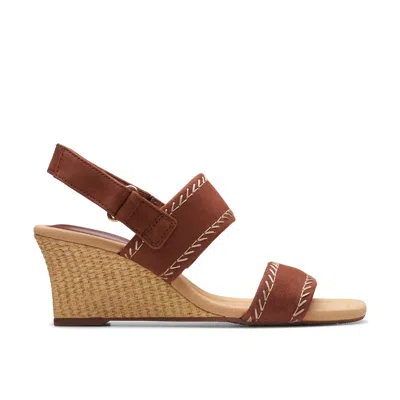 Clarks Kyarra Rose In Brown Nubuck In Black