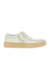 Clarks Lace-up Low-top Sneakers In White