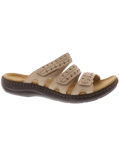 Clarks Laurieann Cove Womens Braided Adjustable Slide Sandals In Multi