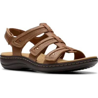 Clarks ® Laurieann Ivy Slingback Sandal In Tan Leather