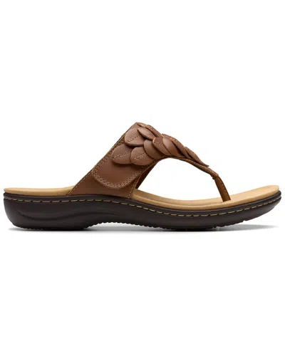 Clarks Laurieann Palm Leather Sandal In Multi
