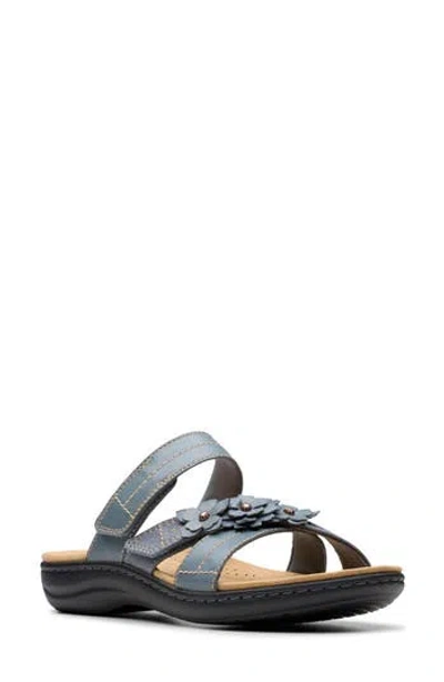 Clarks ® Laurieann Rose Sandal In Blue Grey Lea