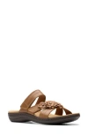 Clarks ® Laurieann Rose Sandal In Tan Leather