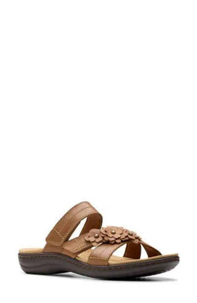 Clarks ® Laurieann Rose Sandal In Tan Leather