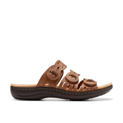 CLARKS LAURIEANN RUBY IN BROWN LEATHER
