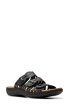Clarks Laurieann Ruby Sandal In Black Leather