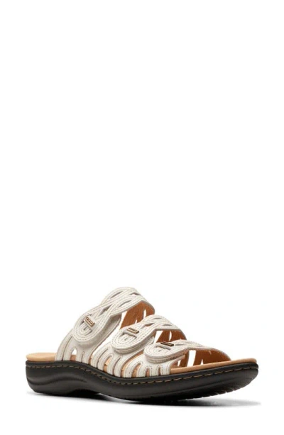 Clarks Laurieann Ruby Sandal In Off White Leather