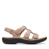 Clarks Laurieann Vine In Beige Leather In Multi