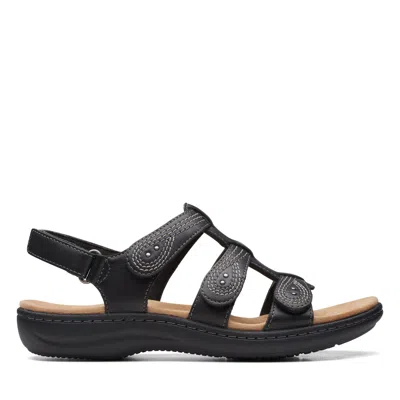 CLARKS LAURIEANN VINE IN BLACK LEATHER