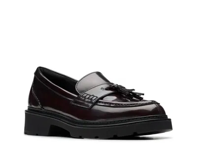 Clarks Collection Lauryl Tassel Patent Loafer In Animal Print