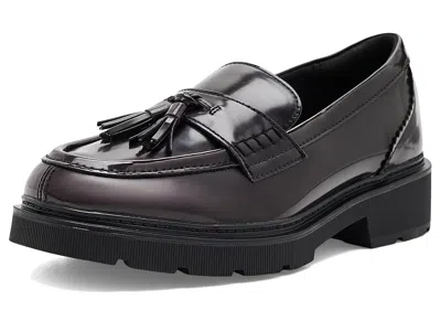 Clarks Lauryl Tassel Women's Flat Shoes Wine Leather: 9.5 D - Wide In Burgundy