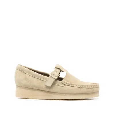 Clarks Leather Ballet Flats In Multicolor