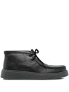 Clarks Leather Lace-up Boots In Black