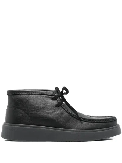 Clarks Leather Lace-up Boots In Black