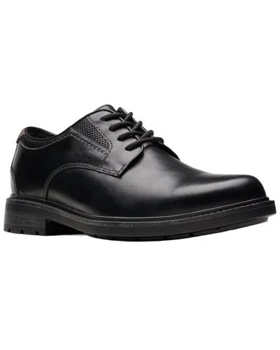 Clarks Leather Oxford In Black