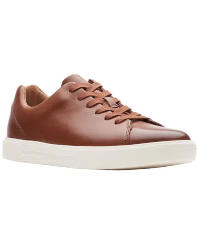 Clarks Leather Sneaker In Brown