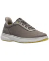 Clarks Leather Sneaker In Grey