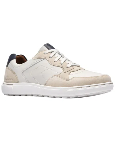 Clarks Leather Sneaker In White