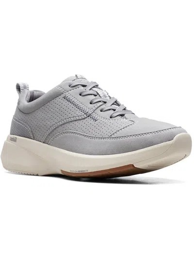 Clarks Lehman Mix Mens Lifestyle Comfort Insole Casual And Fashion Sneakers In Grey
