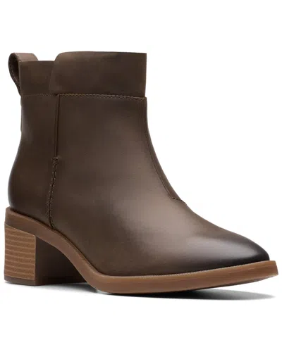 CLARKS CLARKS LILEIGH CHARM LEATHER BOOTIE