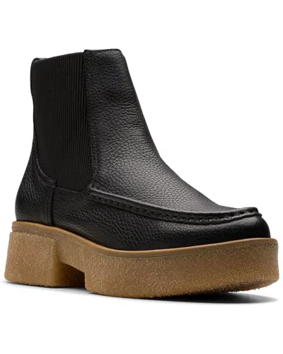 Clarks Linoso Top Leather Chelsea Boot In Black