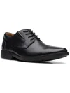 CLARKS LITE LOW MENS LEATHER SQUARE TOE OXFORDS