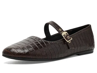 Clarks Livia Jane Women's Dress Flat Shoes Dark Brown: 6.5 B - Medium, Leather
