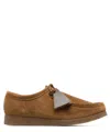 Clarks Wallabee Suede Loafers In Brown