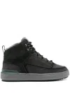 Clarks Logo-debossed Ankle Boots In Black