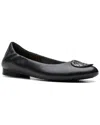 Clarks Women's Loreleigh Ave Ornament-trim Ballet Flats In Black