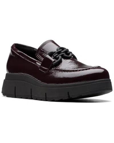 Clarks Loriini Izzy Leather Loafer In Purple