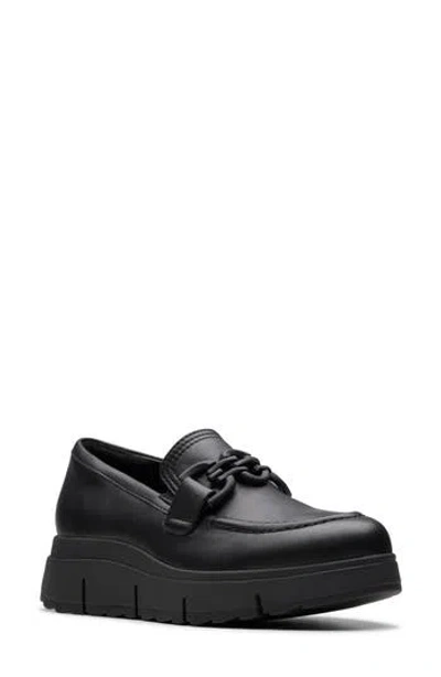 Clarks ® Loriini Izzy Platform Wedge Bit Loafer In Black